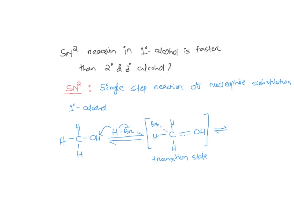 SOLVED: Do secondary alcohols undergo second order SN2 reactions?