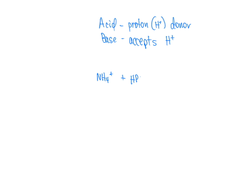 what-are-the-two-bases-in-the-following-reaction-nh4-hpo42-reversible-arrows-nh3-h2po4