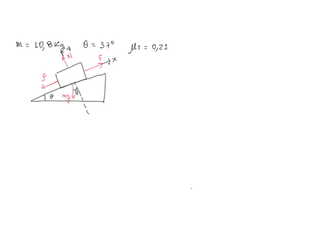 block-with-mass-m-108-kg-rests-on-an-inclined-plane-with-slop-dcg-the-coefficient-of-static-friction-between-the-block-and-the-inclined-plane-is-021_-value-submit-request-answer-part-b-deter-43093