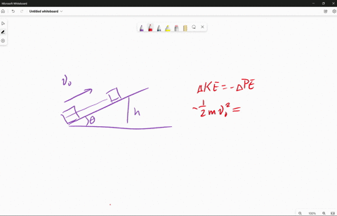 a-block-slides-with-constant-velocity-down-an-inclined-plane-that-has-a-slope-angle-theta-the-block-is-then-projected-up-the-same-plane-with-an-initial-speed-of-v0-a-how-far-up-the-plane-wil-71554