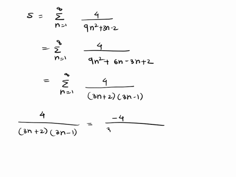 find-the-sum-of-the-convergent-series-4-9n2-3n-2-1-09587