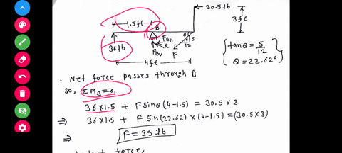 305-n-the-resultant-of-the-three-forces-is-force-r-that-passes-through-point-b-determine-r-and-f-hint-the-momlent-at-point-b-must-be-zero_-difficult-36-n-70972