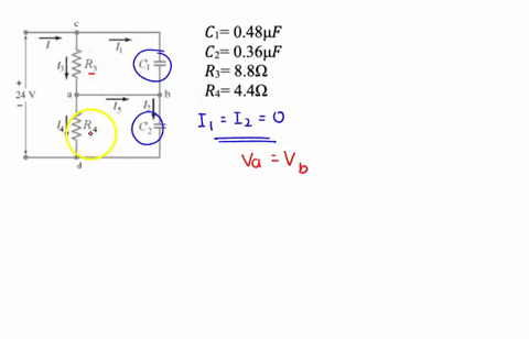 use-kirchhoff-s-laws-to-solve-for-the-time-constant-to-charge-the-capacitors-in-the-circuit-below-use-the-directions-of-current-shown-in-the-diagram-the-values-for-the-resistors-and-capacito-70175