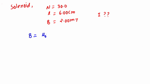 a-300-turn-solenoid-of-length-600-mathrmcm-produces-a-magnetic-field-of-magnitude-200-mathrmmt-at-it-54376