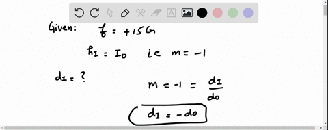 an-object-is-placed-a-distance-from-converging-lens-such-that-an-image-of-exactly-the-same-size-as-the-object-is-formed-the-focal-length-of-the-lens-is-15-cm-locate-and-describe-the-image-b-94466