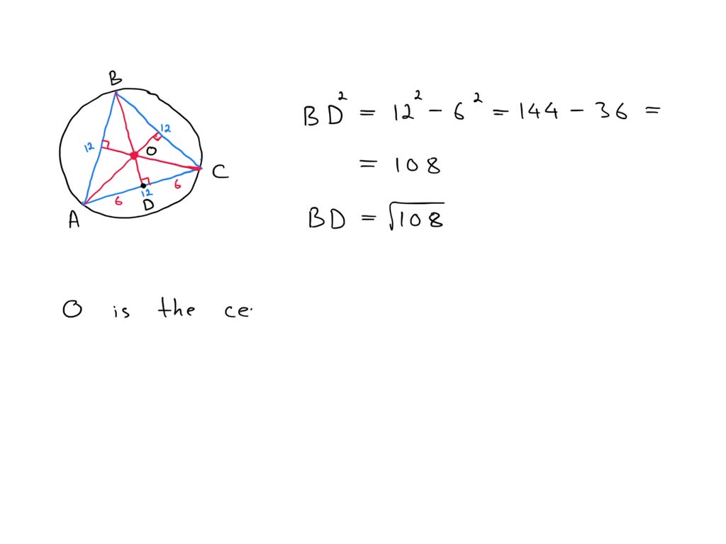 area of circle circumscribing a triangle