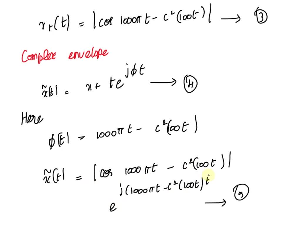 Solved Consider A Real Valued Bandpass Signal X T Sin 2Ï€fct A Determine The Positive And