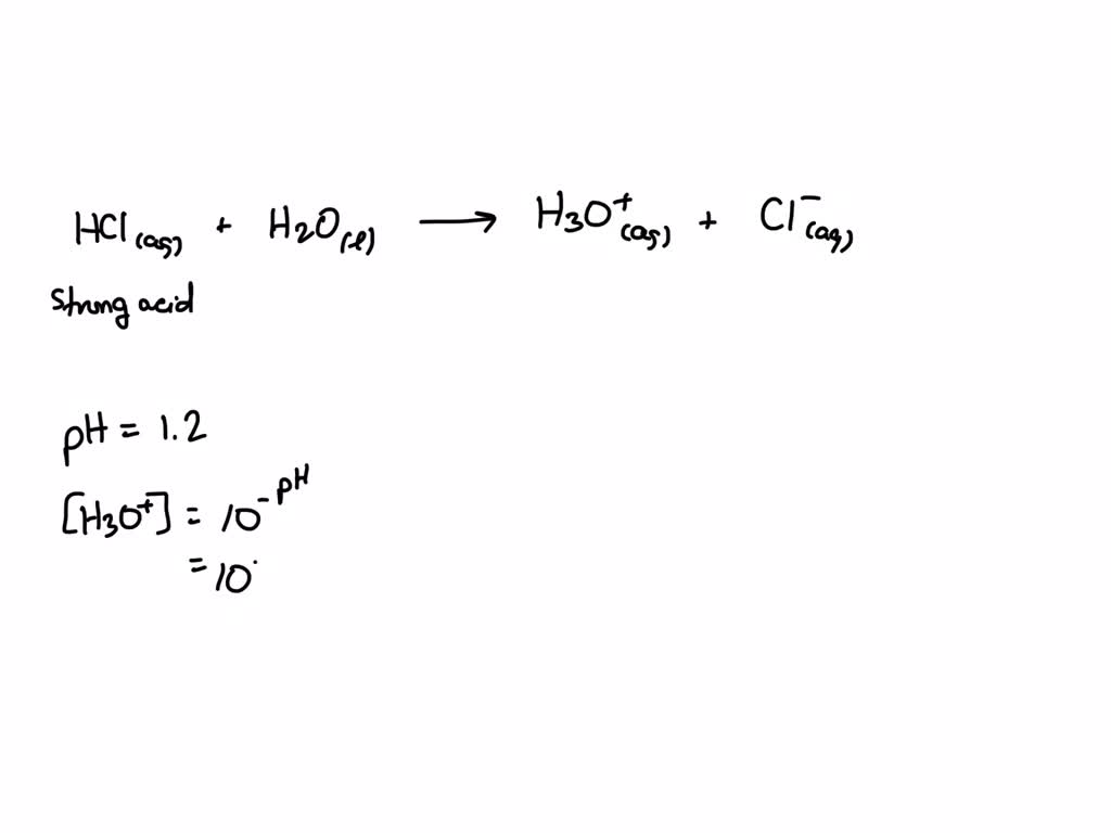 SOLVED Calculate the Concentration of Cl^ in Gastric Juice Hydrochloric acid is a significant