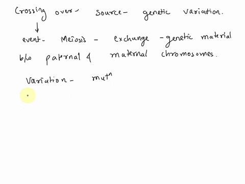 how-would-you-explain-why-crossing-over-is-an-important-source-of-genetic-variation-22229