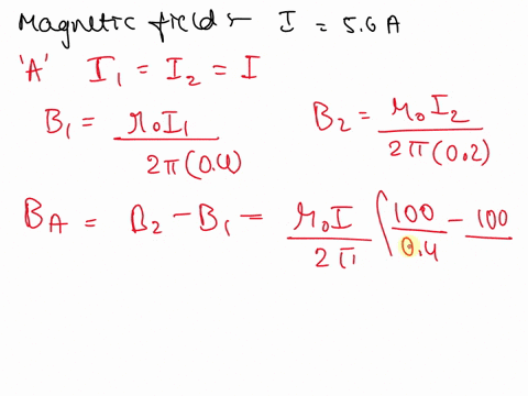 3-the-drawing-shows-two-perpendicular-long-straight-wires-both-of-which-lie-in-the-plane-of-the-paper-the-current-in-each-of-the-wires-is-56-a-find-the-magnitudes-of-the-net-magnetic-fields-99732
