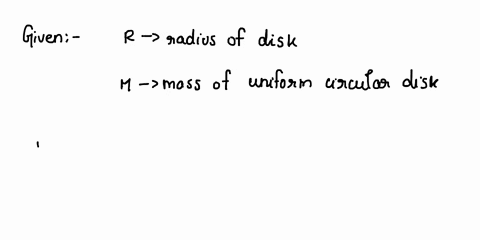 show-work-with-clear-legible-handwriting-2-swinging-disk-a-uniform-circular-disk-of-mass-m-and-radius-r-is-set-swinging-side-to-side-about-a-frictionless-pivot-p-at-its-edge-p-a-what-is-the-93259