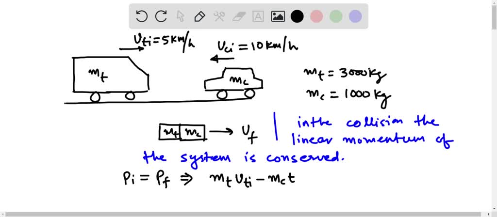 SOLVED: Ii.A 3000-kg truck moving rightward wih a speed of 5 kmhr ...