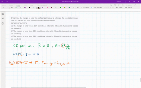 determine-the-margin-of-error-for-confidence-interval-to-estimate-the-population-mean-with-n-18-and-145-for-the-confidence-levels-below-80-b-90-c-99-a-the-margin-of-error-for-an-80-confidenc-23926