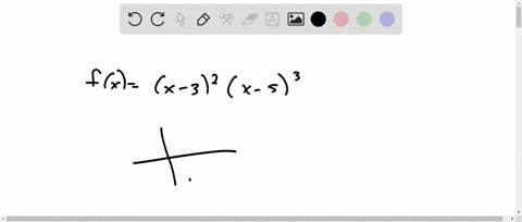 which-of-the-following-best-describes-the-behavior-of-the-graph-of-the-polynomial-flc-32-c-53-o-the-graph-will-just-touch-bounce-off-the-x-axis-at-x-5-and-cross-the-x-axis-at-x-3-the-graph-w-36554