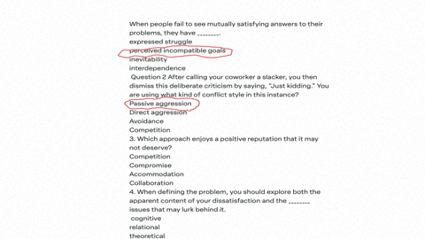 when-people-fail-to-see-mutually-satisfying-answers-to-their-problems-they-have-________-expressed-struggle-perceived-incompatible-goals-inevitability-interdependence-question-2-after-callin-34059