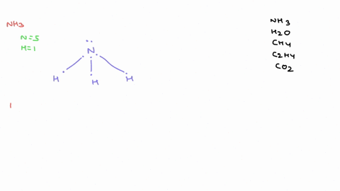 what-is-the-lewis-dot-structure-for-nh3-h2o-ch4-c2h4-co2-66156