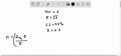 let-x-be-normally-distributed-with-the-variance-var-3-we-sample-xand-determine-the-95-confidence-interval-for-the-mean-how-large-should-be-the-sample-size-n-z-to-ensure-that-is-estimated-wit-95658