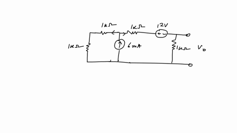solve-the-following-circuit-for-v0-1k0-1k0-12v-1k-solve-the-following-circuit-for-vo-1-k-6-ma-21633