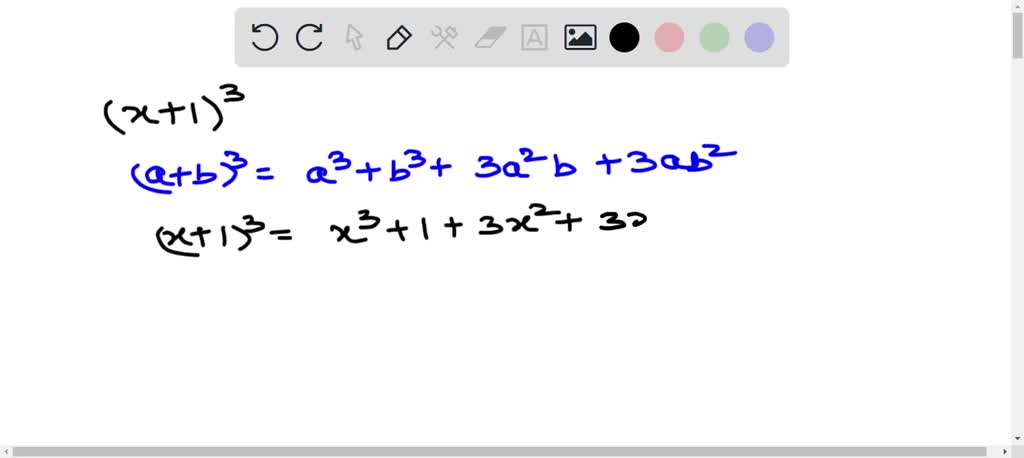 SOLVED: Use n=3 to find the coefficient of x^(n) in the expansion of ...