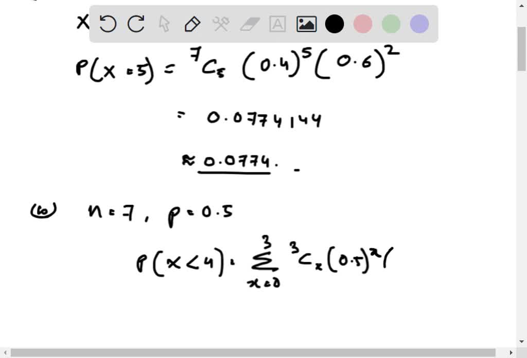 solved-1-assume-that-a-procedure-yields-a-binomial-distribution-with