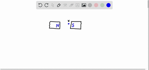 in-the-diagram-below-what-is-the-direction-of-the-magnetic-field-at-point-x-n-s-a-to-the-left-b-to-the-right-c_-toward-the-bottom-of-the-page-d-toward-the-top-of-the-page-98648