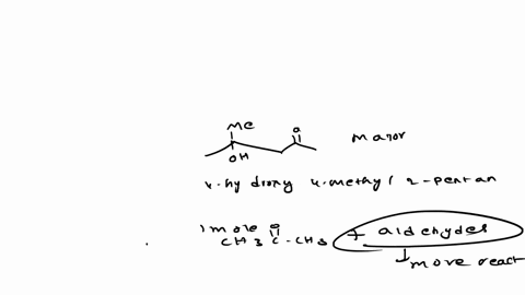 questions-write-the-step-by-step-mechanism-to-fonned-show-exactly-how-the-product-isolated-is-why-is-the-formation-of-hydroxy-mnethyl-2-pentanone-reaction-not-major-side-explain-what-would-h-49032