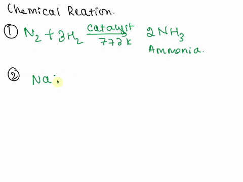 write-the-balanced-chemical-equations-for-the-following-reactions-and-identify-the-type-of-reaction-in-each-case-a-nitrogen-gas-is-treated-with-hydrogen-gas-in-the-presence-of-a-catalyst-at-93826