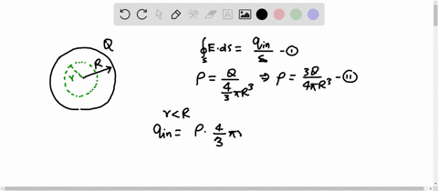 problem-8-a-positive-charge-is-uniformly-distributed-through-an-insulating-sphere-of-radius-r-the-point-p-that-is-located-a-distance-r-from-the-center-of-the-sphere-i-determine-the-electric-00118