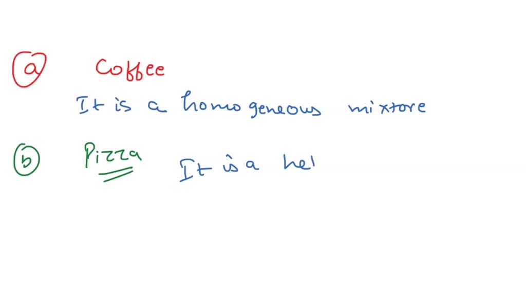 SOLVED Classify each of the following materials as an element