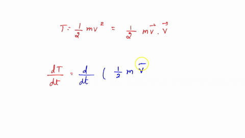 show-that-for-a-single-particle-with-constant-mass-the-equation-of-motion-implies-the-following-diff-49406
