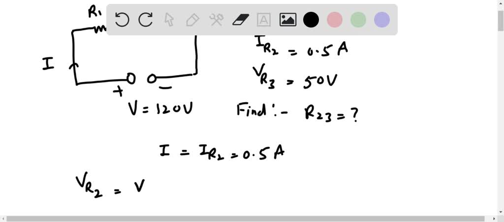 SOLVED: three resistors are connected in series to a 120V generator ...