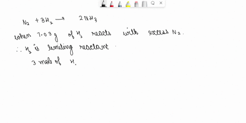 if-703-grams-of-hydrogen-gas-202-gmol-react-with-excess-nitrogen-gas-how-many-grams-ammonia-will-1703-gmol-form-50298