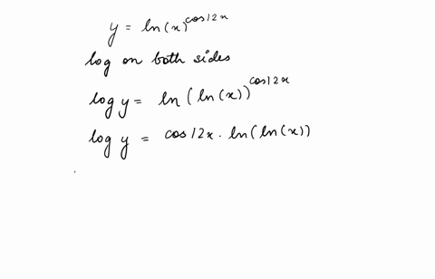 use-logarithmic-differentiation-to-find-the-derivative-of-the-function-ylnxcos12x-12955
