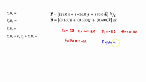 an-electromagnetic-wave-is-traveling-in-a-vacuum-at-a-particular-instant-for-this-wave-e-2801-560j-7001-nc-b-01601-0580j-0400k-ut-a-calculate-the-following-quantities-give-your-answers-in-ut-17945
