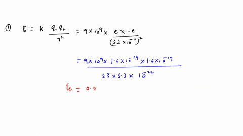 the-electron-and-proton-of-hydrogen-atom-are-separated-on-the-average-by-distance-of-approximately-53-x-10-11-find-the-magnitudes-of-the-electric-force-and-the-gravitational-force-between-th-72295