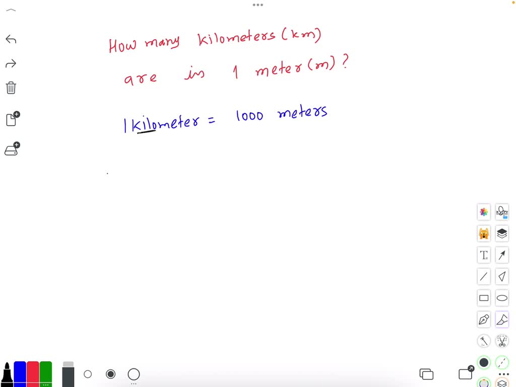 1 KM 1 M IS EQUAL TO visual data 6