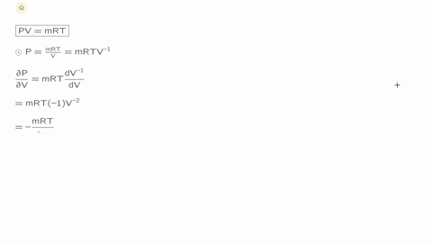 the-gas-law-for-a-fixed-mass-of-an-ideal-gas-at-absolute-temperature-pressure-and-volume-is-where-is-the-gas-constant-find-the-partial-derivatives