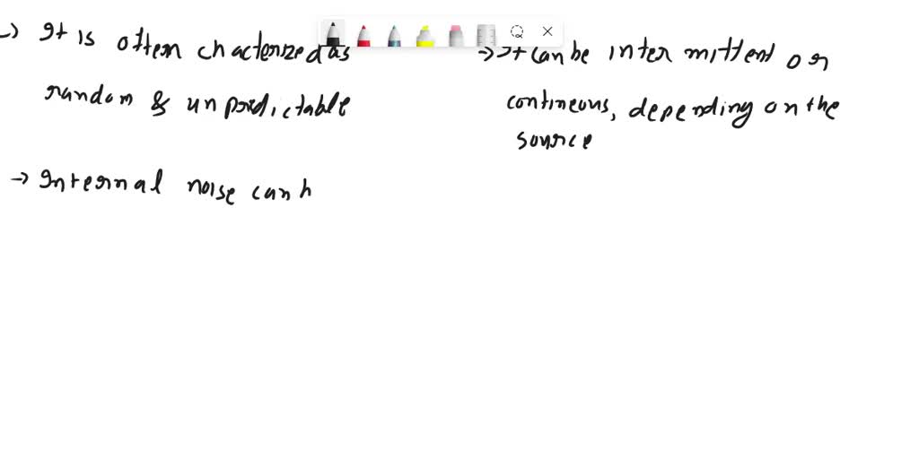 SOLVED Noise can be divided into two types internal noise and