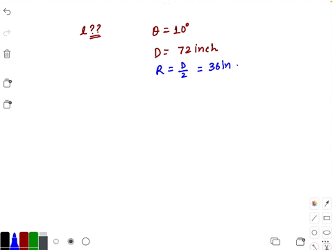 find-the-length-of-a-circular-arc-that-is-subtended-by-an-angle-of-10-on-a-circle-with-a-diameter-of-72-inches