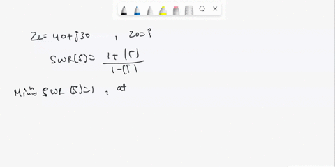 p8-15-consider-a-lossless-transmission-line-a-determine-the-lines-characteristic-resistance-so-that-it-will-have-a-minimum-possible-standing-wave-ratio-for-a-load-impedance-40j30-92-b-find-t-04677