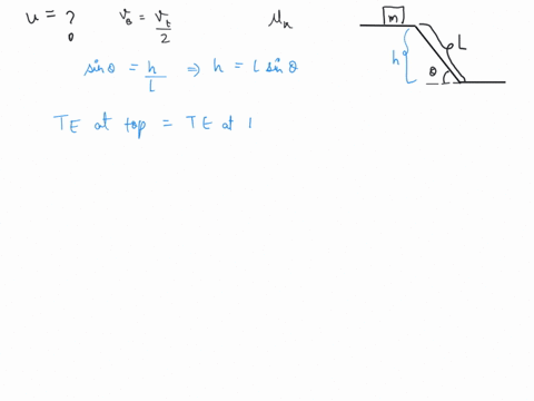 name-rough-moving-truck-ramp-of-length-l-when-box-of-mass-m-down-a-mover-slides-has-half-the-speed-it-was-given-at-the-top_-the-box-reaches-the-bottom-of-the-ramp-t-angle-0-above-the-horizon-13899