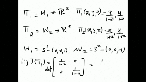 show-that-the-unit-sphere-s2-g-r3-is-a-manifold-by-covering-it-with-the-following-two-sets-and-their-coordinate-systems-wi-52-001-and-tw-r2-by-tixy2-65-wz-52-_-00-1-ad-tz-wz-r2-by-tzxy2-6-t1-09182