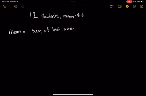 the-mean-score-of-a-test-that-12-students-take-is-83-find-the-sum-of-all-the-individual-test-scores-of-the-12-different-students