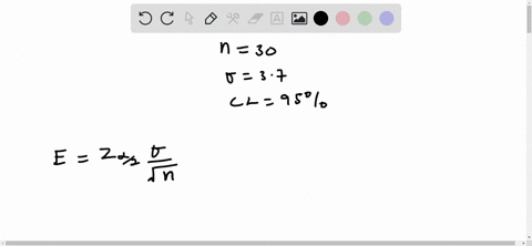 calculate-the-95-margin-of-error-in-estimating-a-population-mean-for-the-following-values-round-your-answer-to-three-decimal-places-n-30-2-37-77727