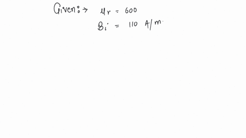 an-iron-specimen-has-relative-permeability-of-600-when-placed-in-uniform-magnetic-field-of-intensity-110-amp-m-then-the-magnetic-flux-density-inside-will-be-tesla