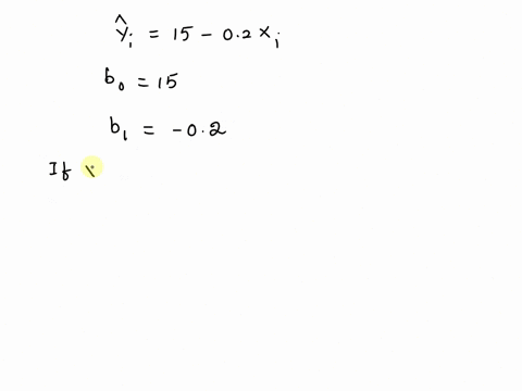 question-12-fitting-a-straight-line-to-a-set-of-data-yields-the-following-prediction-line-complete-a-through-c-below-y1-15-02x1-a-interpret-the-meaning-of-the-y-intercept-b0-choose-the-corre-51722
