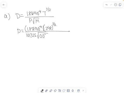 1-in-an-oxygen-nitrogen-gas-mixture-at-1-sdt-atm-25c-the-concentrations-of-oxygen-at-two-planes-2-mm-apart-are-10-and-20-vol-respectively-calculate-the-flux-of-diffusion-of-the-oxygen-for-th-39738