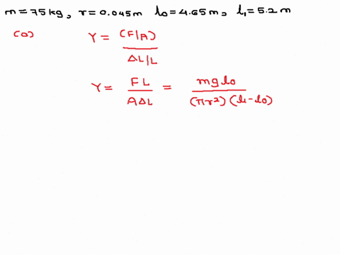 consider-a-cylindrical-cable-with-a-hanging-weight-suspended-from-it-33-part-a-when-the-mass-is-removed-the-length-of-the-cable-is-found-to-be-l0-465-m-after-the-mass-is-added-the-length-is-38324