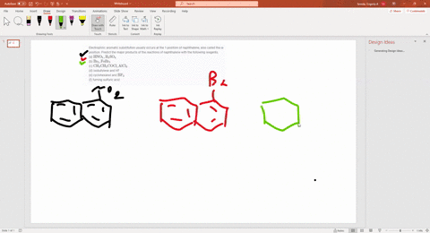 electrophilic-aromatic-substitution-usually-occurs-at-the-1-position-of-naphthalene-also-called-the-18091