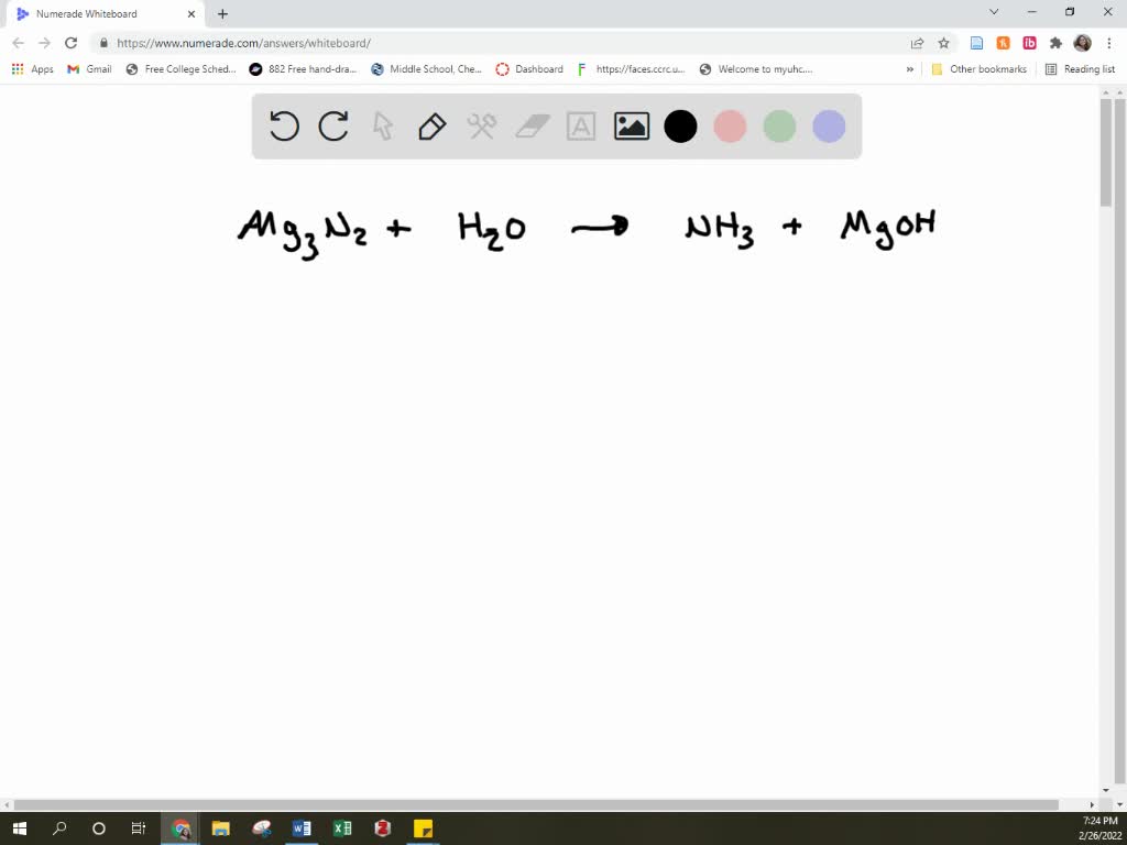 SOLVED 'Question 25 2 pts Ammonia can be prepared by the reaction of